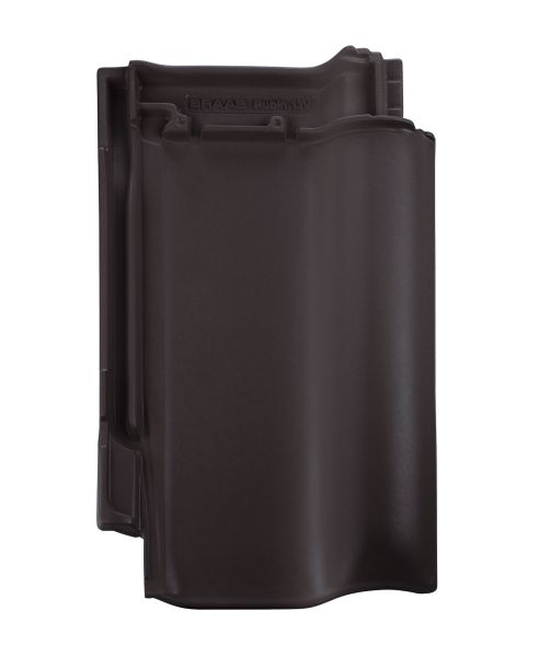 Керамическая черепица РУБИН 13V антрацит, Braas