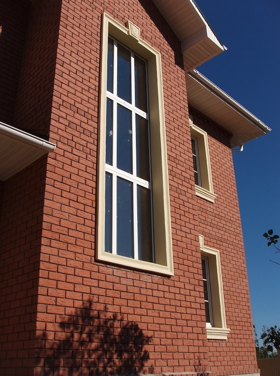 Облицовочный кирпич Кирово-Чепецк Красный кора дерева - 250x120x88 мм